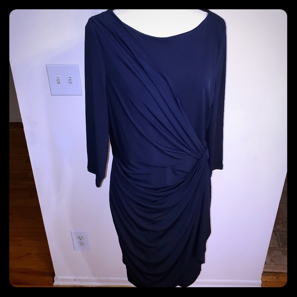Navy blue dress